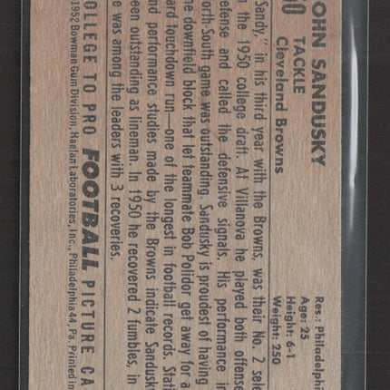 1952 Bowman John Sandusky #50