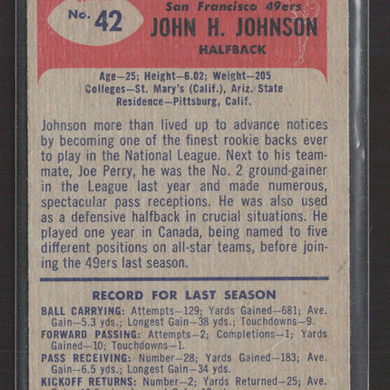 1955 Bowman John H. Johnson #42