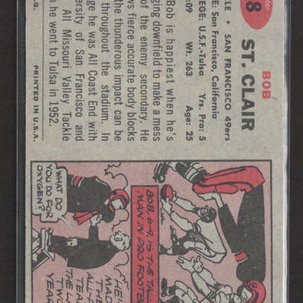 1957 Topps Bob St. Clair #18