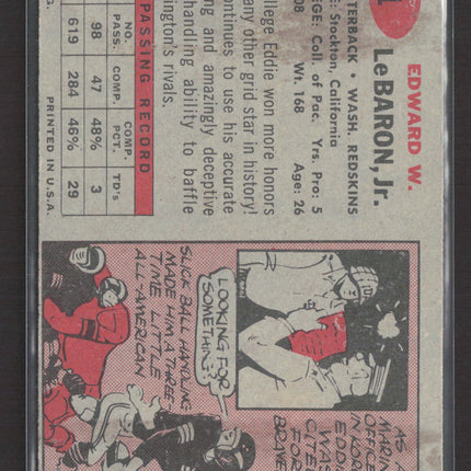 1957 Topps Eddie LeBaron #1