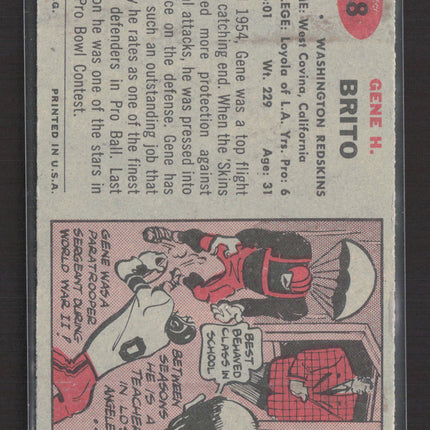1957 Topps Gene Brito #48