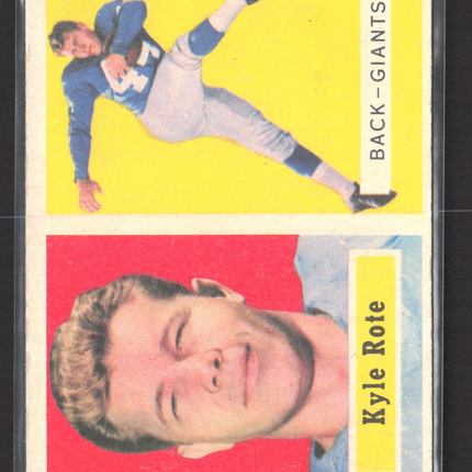 1957 Topps Kyle Rote #59