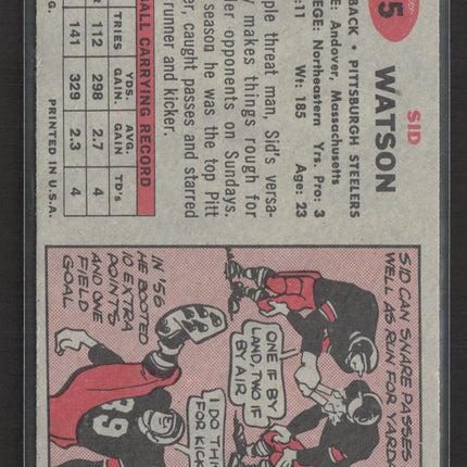 1957 Topps Sid Watson #75