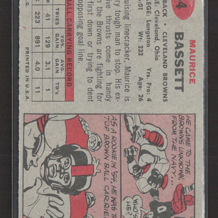 1957 Topps Maurice Bassett #64