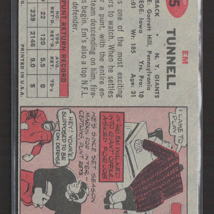 1957 Topps Emlen Tunnell #35