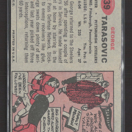 1957 Topps George Tarasovic #39