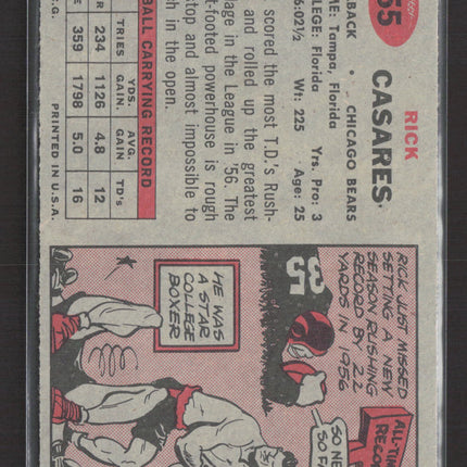 1957 Topps Rick Casares #55