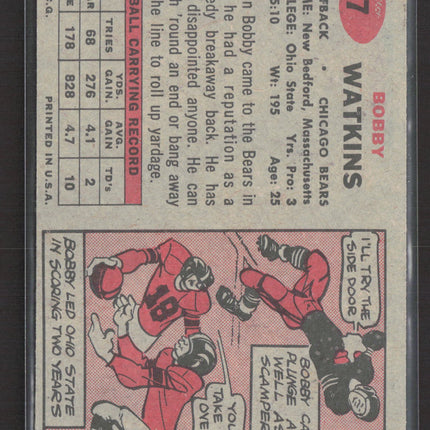1957 Topps Bobby Watkins #7