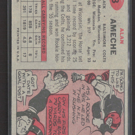 1957 Topps Alan Ameche #53