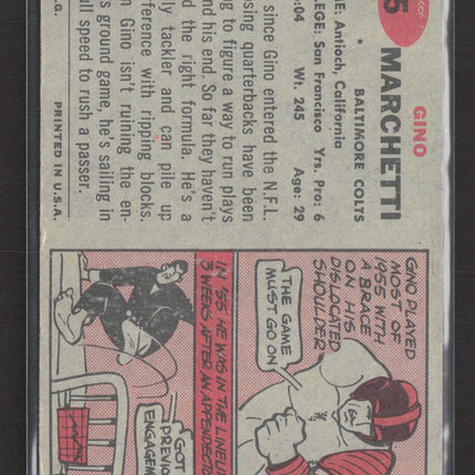 1957 Topps Gino Marchetti #5
