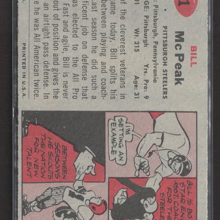 1957 Topps Bill McPeak #51