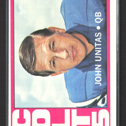 1972 Topps John Unitas #165