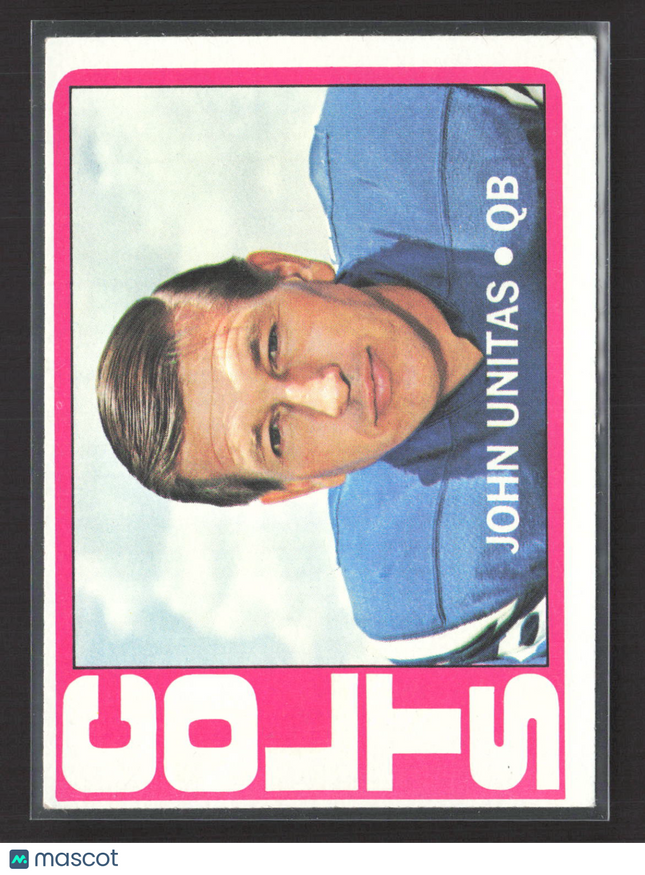 1972 Topps John Unitas #165