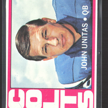 1972 Topps John Unitas #165