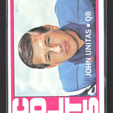 1972 Topps John Unitas #165