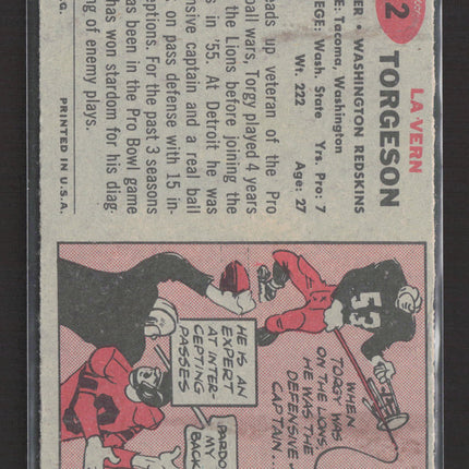 1957 Topps LaVern Torgeson #12