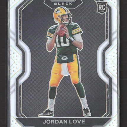 2021 Panini Chronicles Prizm Black Jordan Love #PB-4 RC silver