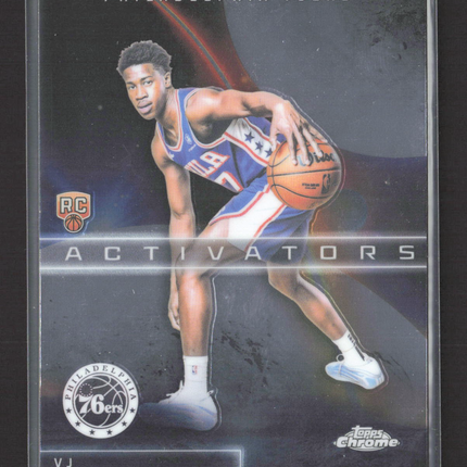 2025 Topps Chrome Activators VJ Edgecombe #AC-13 RC