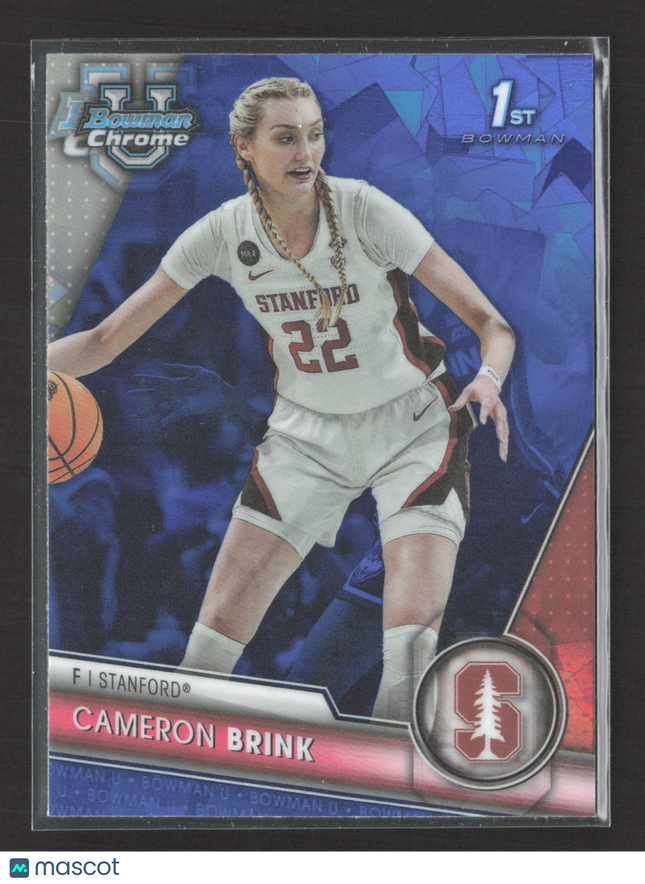 2024 Bowman University Chrome Cameron Brink #75 1st Sapphire