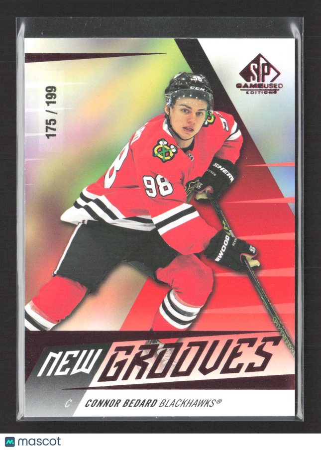 2023 Upper Deck SP Game Used New Grooves Connor Bedard #NG-16 /199