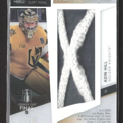 2024 Upper Deck SP Game Used Adin Hill #SCN-AH Stanley Cup Final Net Cord /25