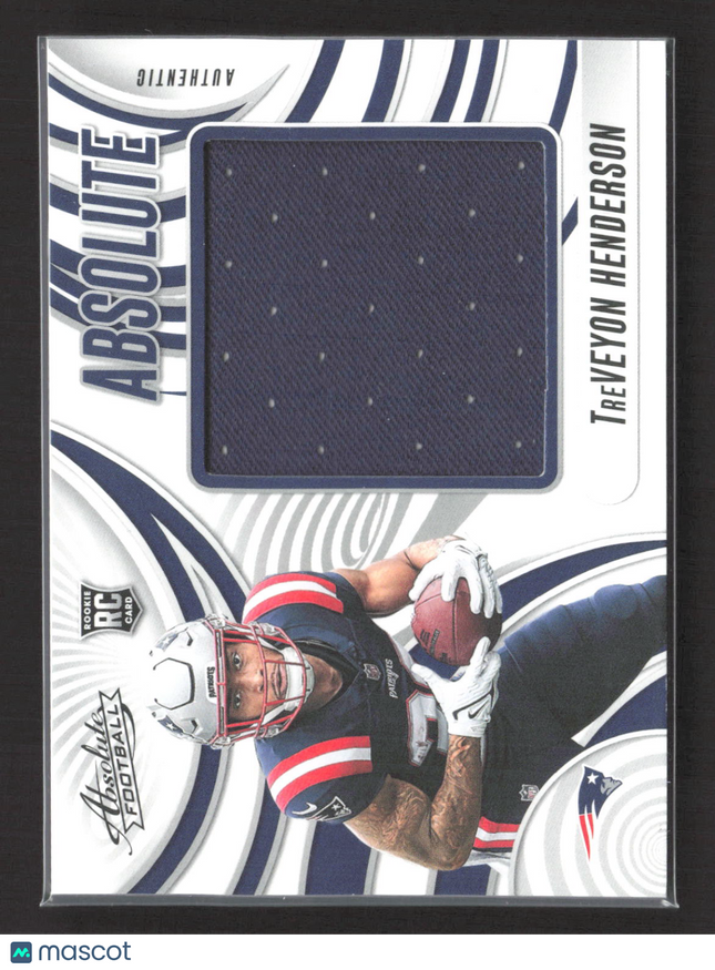 2025 Panini Absolute Football TreVeyon Henderson #AJ-THN RC Jersey