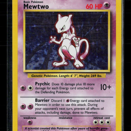 Pokemon 1999 Base Set Mewtwo #10/102