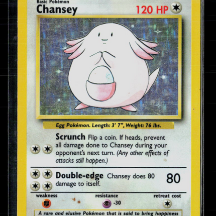 Pokemon 1999 Base Set Chansey #3/102