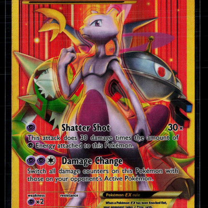 Pokemon 2015 BREAKthrough Mewtwo EX SR FA #164/162