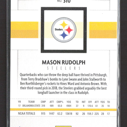 2018 Panini Mason Rudolph #310 RC
