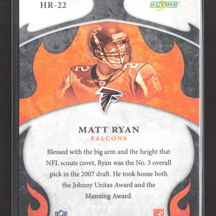 2008 Score Hot Rookies Matt Ryan #HR-22