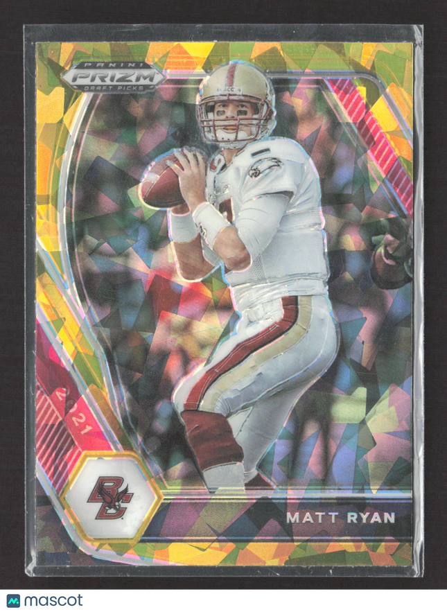 2021 Panini Prizm Draft Picks Matt Ryan #1 Cracked Ice