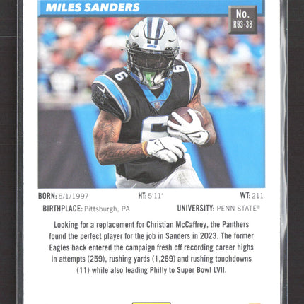 2023 Panini Donruss Football Miles Sanders #R93-38