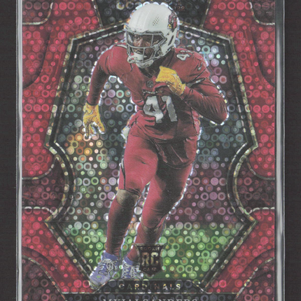 2023 Panini Select Prizm Myjai Sanders #103 Red Disco RC 22/49