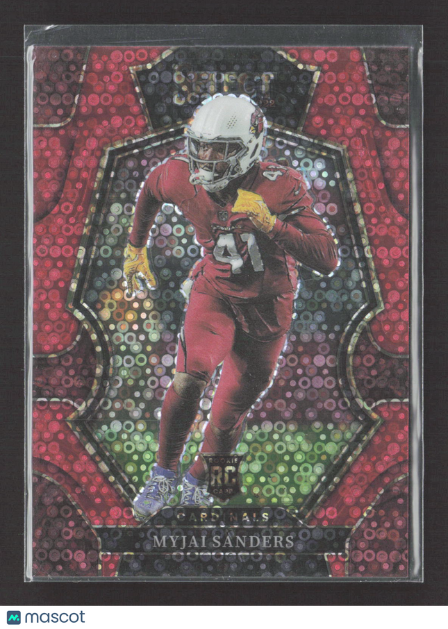2023 Panini Select Prizm Myjai Sanders #103 Red Disco RC 22/49