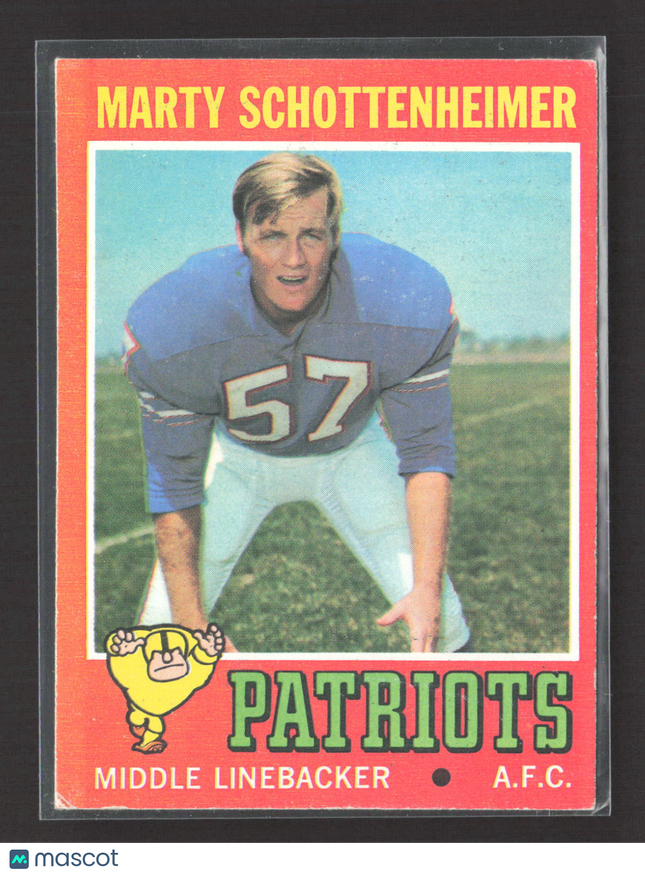 1971 Topps Marty Schottenheimer #3