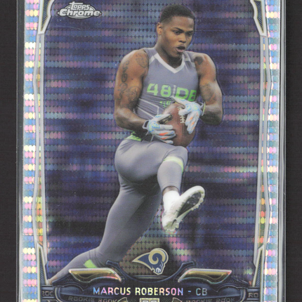 2014 Topps Chrome Marcus Roberson #190 Pulsar Refractor RC