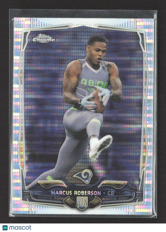 2014 Topps Chrome Marcus Roberson #190 Pulsar Refractor RC
