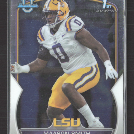 2022 Bowman University Maason Smith #9 10/16. 1st Bowman