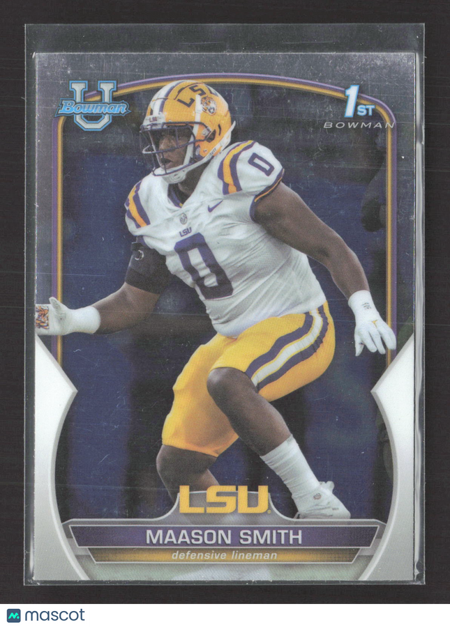 2022 Bowman University Maason Smith #9 10/16. 1st Bowman