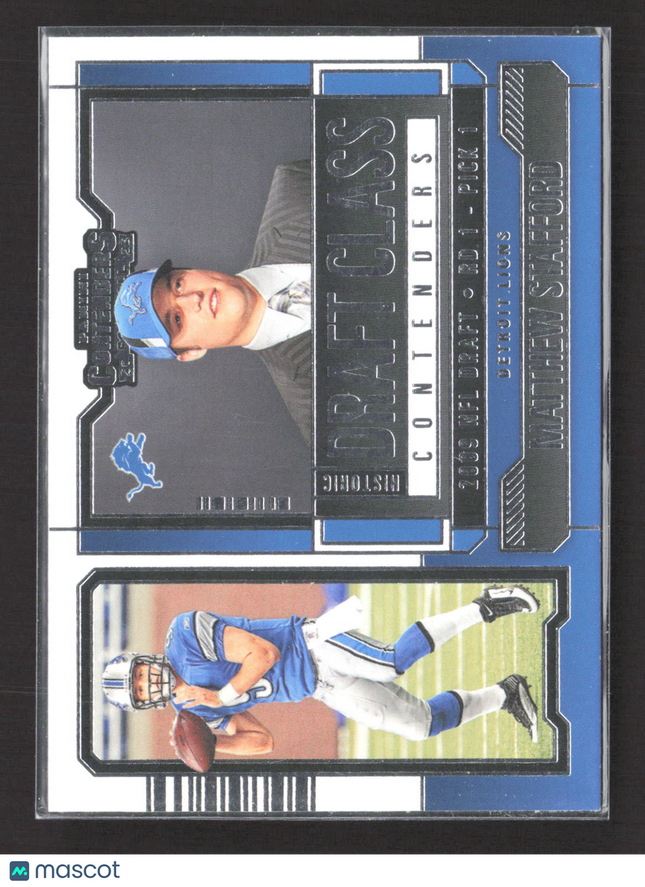 2023 Panini Contenders Historic Draft Class Matthew Stafford #HDC-MS