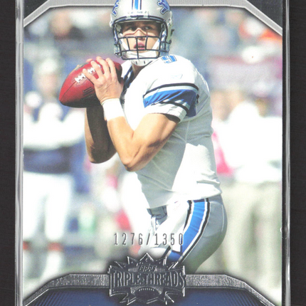 2010 Topps Triple Threads Matthew Stafford #82 1276/1350