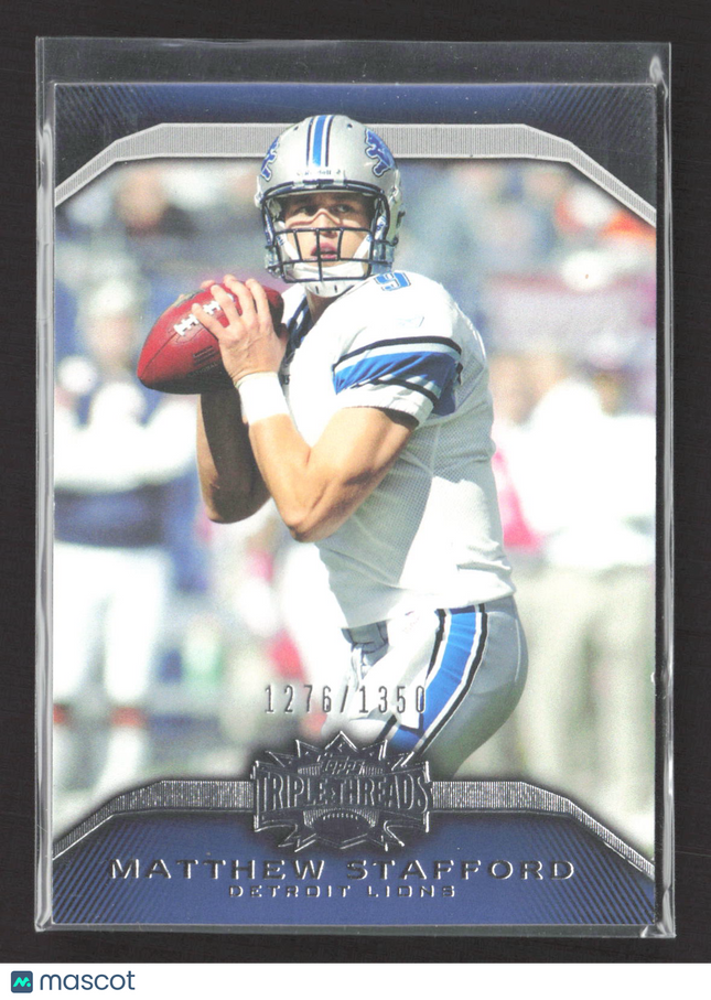 2010 Topps Triple Threads Matthew Stafford #82 1276/1350