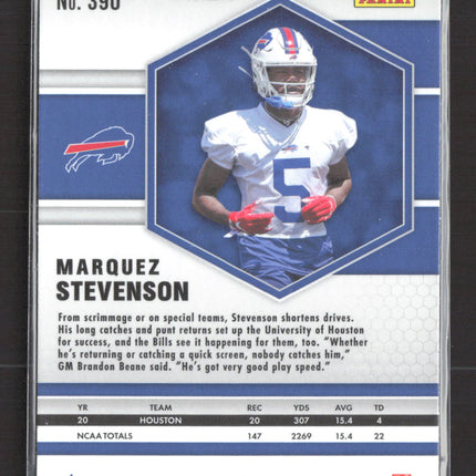 2021 Panini Mosaic Football Marquez Stevenson #390 Silver Prizm RC