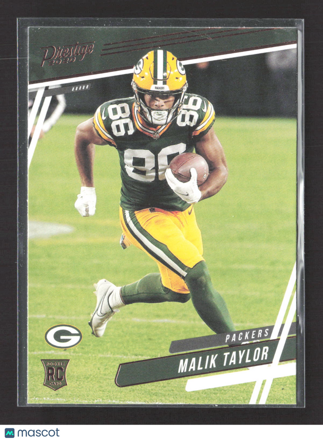 2021 Panini Chronicles Prestige Football Malik Taylor #304 RC
