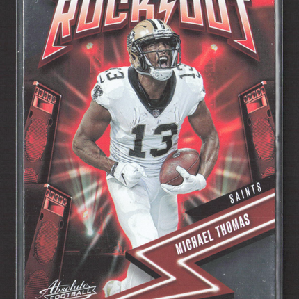 2023 Panini Absolute Football Rock Out Michael Thomas #12