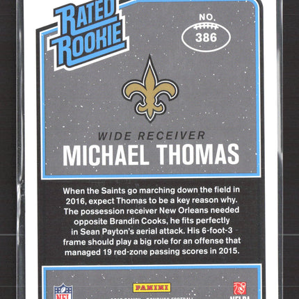 2016 Panini Donruss Football Michael Thomas #386