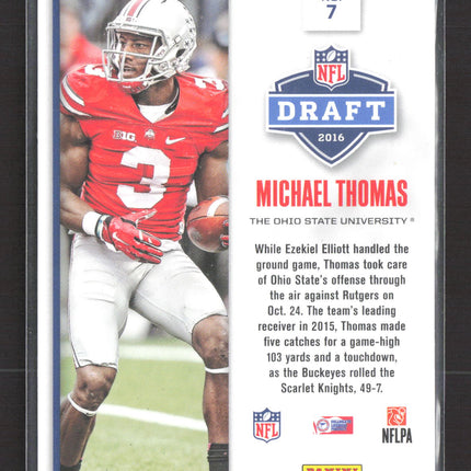 2016 Panini Score Football Michael Thomas #7 RC