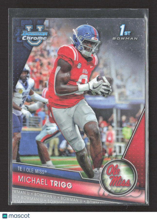 2023 Bowman Chrome University Michael Trigg #128 1st Bowman