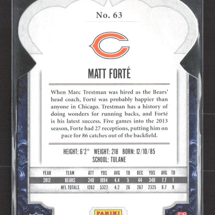 2014 Panini Crown Royale Matt Forte #63 Red 52/99